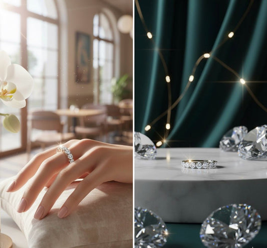 0.50ctw Diamond Ring Band | IGI Certified | 14k White Gold | 2.06gm