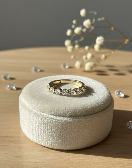 0.70ctw Diamond | IGI certified | Ring Band | 14k Yellow Gold | 3.16gm