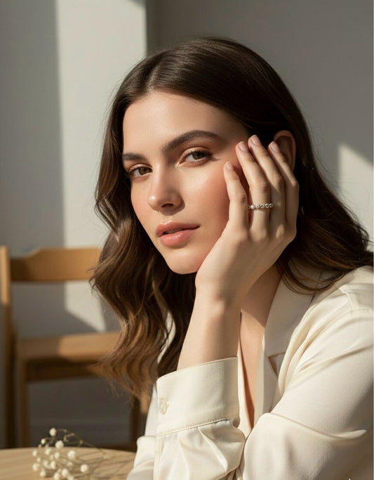 0.70ctw Diamond | IGI certified | Ring Band | 14k Yellow Gold | 3.16gm